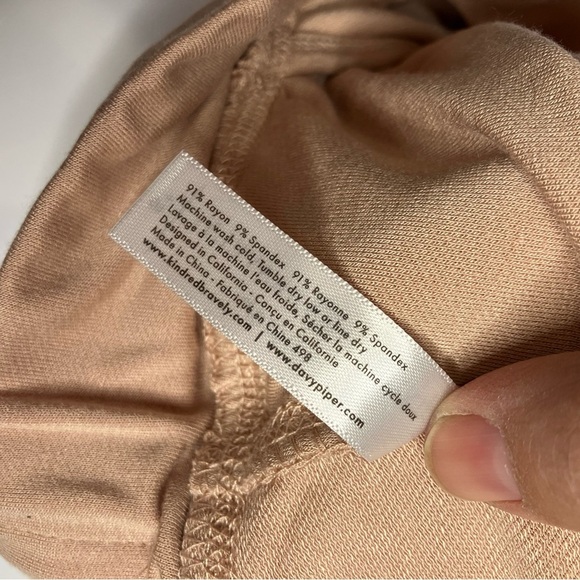 Kindred bravely Davy piper French Terry nursing bra tan peach women’s size S+ - Picture 8 of 8